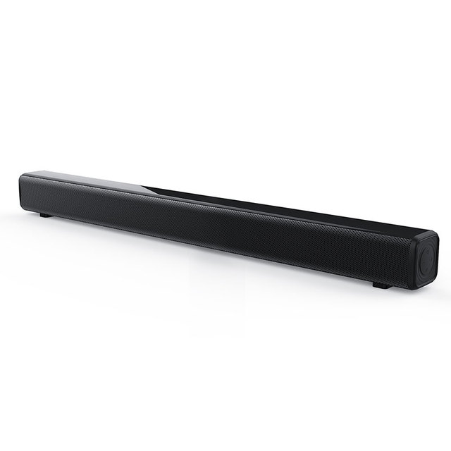 2.0-Channel RGB LED Sound Bar with Wall Mount for 5.1 Built-in Battery Portable for Mobile Phone Use NSP-0476