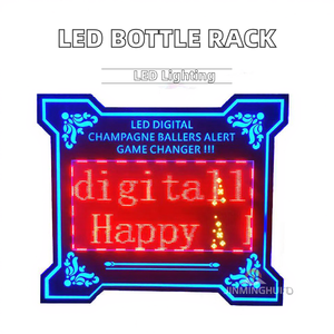 Custom VIP Service Portable LED Digital Electronic Screen Bottle Presenter Modern Style Night Club Display Rack Restaurant <b>Bar</b> - Product Image 2