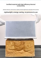 Peralatan Panggang Roti 450G 600g 900g 1200g Loyang Roti Aluminium Kotak Cetakan Roti Tawar Dengan Tutup