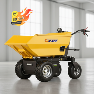 Chariot à roues auxiliaires mini pas cher en promotion, livraison gratuite, certifié EPA CE EUR5, chariot économe en carburant pour travaux de réparation routière - Product Image 3
