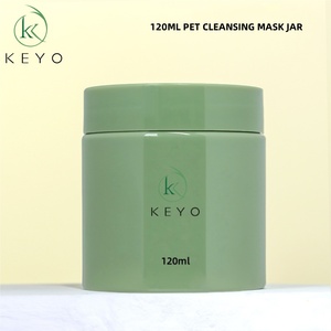 กระปุกใส่เครื่องสำอาง PET ขนาด120มล. สำหรับทรีทเมนต์หน้าแบบทรงกระบอกบรรจุครีมเปล่า - Product Image 4