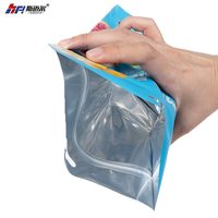 Fabriek Prijs Custom Pet Mylar Ziplock Bag Hersluitbare Plastic Heat Seal Voor Fruit Chips Koffie Sushi Verpakking Stand Pouch