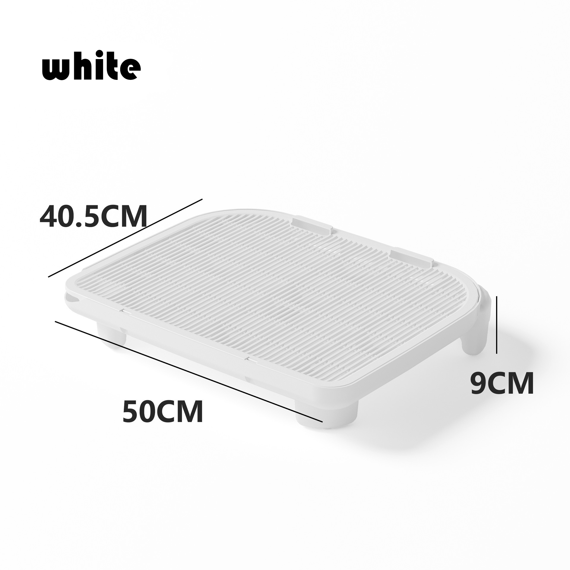 9cm white