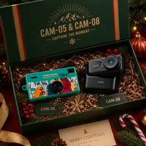 Christmas <b>Mini</b> <b>Camera</b> With Custom Front Design Plastic Novelty Gift For Holiday Celebration - Product Image 5