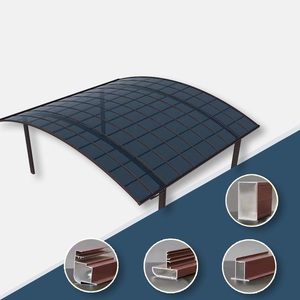 Offre Spéciale conception populaire aluminium métal garages auvents utilisé solides carports à vendre <span class=keywords><strong>voiture</strong></span> ports et abris - Product Image 2
