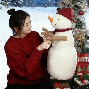 Oso de Peluche Sammy, Diseño de Muñeco de Nieve, Decoración Navideña, Adorno Bonito, Tela de Franela, Forro de Malla Súper Suave - Product Image 4