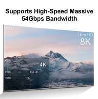 Câble Justlink 16K DP 2.1 vers DP 8K 54 Gbps, cœur en cuivre plaqué or, gaine en coton, vidéo mâle-mâle pour moniteur PC