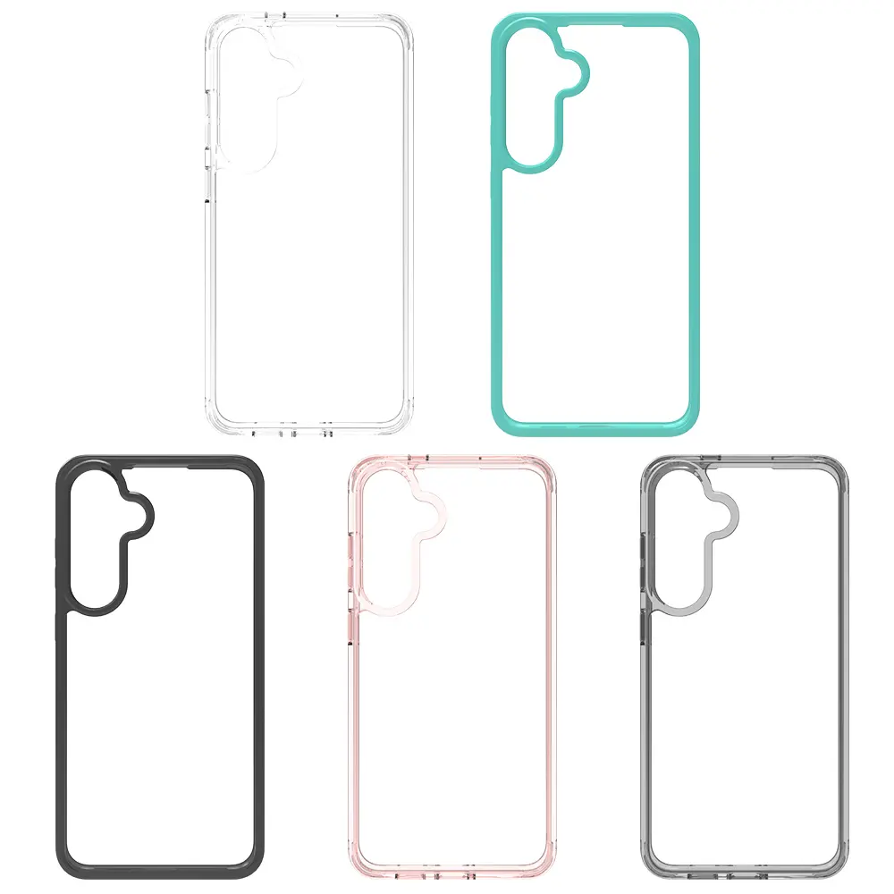 Bon marché, couverture de téléphone portable Tpu Pc souple Transparent clair antichoc étuis de téléphone portable pour Samsung S24 Plus Ultra