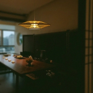 โคมไฟสไตล์ญี่ปุ่น โคมไฟห้องนั่งเล่น ห้องรับประทานอาหาร ห้องนอน โคมไฟห้อยเพดาน ห้องน้ำชา โฮมสเตย์ รูปทรงร่ม <span class=keywords><strong>Tata</strong></span> - Product Image 3