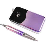 Machine à ongles sans fil hybride portable et de bureau, design unique, 35000 tr/min, sans balais, avec logo personnalisé