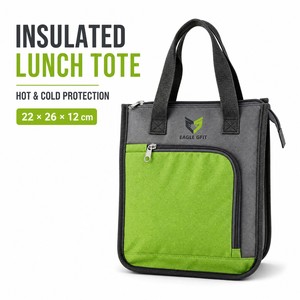 Bolsa Térmica Plegable Personalizable de Tela Oxford con Cierre de Cremallera, Bolsa Impermeable para Almacenamiento de Alimentos para Camping, Picnic, Playa, Almuerzo - Product Image 1