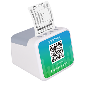 Md718 4G Wifi thanh toán hệ thống <span class=keywords><strong>POS</strong></span> tĩnh mã QR hộp âm thanh với thanh toán Máy in nhiệt - Product Image 3