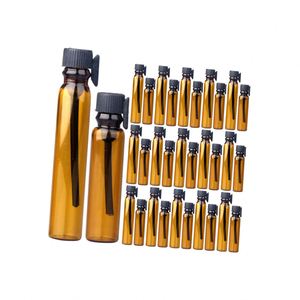 New 1ml <b>Mini</b> Empty Perfume Tester Sample Oil Decant Glass <b>Spray</b> <b>Bottle</b> Atomizer with Screen Printing and Pump Sprayer - Product Image 1