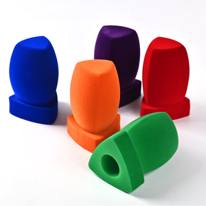 Filtro Pop Micrófono Esponja Cubierta de impresión Marca personalizada Mic Parabrisas Logo Espuma Parabrisas Entrevista para <span class=keywords><strong>RODE</strong></span> Wireless <span class=keywords><strong>GO</strong></span> <span class=keywords><strong>II</strong></span> - Product Image 2