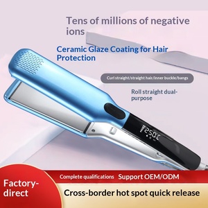 เครื่องหนีบผมเซรามิกไฟฟ้า ที่ม้วนผมได้ ควบคุมอุณหภูมิได้หลายระดับ สำหรับ<span class=keywords><strong>ผม</strong></span><span class=keywords><strong>หน้าม้า</strong></span>ที่<span class=keywords><strong>ม้วน</strong></span>งอนด้านในและยืดผมให้ตรง - Product Image 5