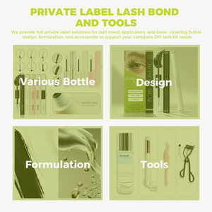 Grupos de Pestañas Volumen C D de ZM Factory, Libres de Crueldad Animal, al por Mayor, Marca Privada, Grupos de Pestañas DIY de Longitud Mixta, Mejor Adhesivo y Sellador para Pestañas - Product Image 3