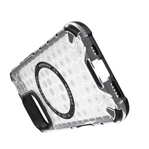 เคส TPU รังผึ้งโปร่งแสงกันกระแทก + PC สำหรับ iPhone 17 Air 16 PRO MAX 16 15 14 13 12 <span class=keywords><strong>11</strong></span>รองรับเคสชาร์จแบบไร้สาย - Product Image 6