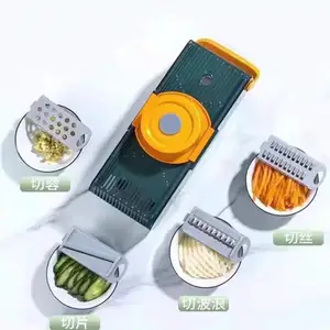 Kitchen five-in-one cutting vegetables, shredded slices, diced cooking hand grinder garlic