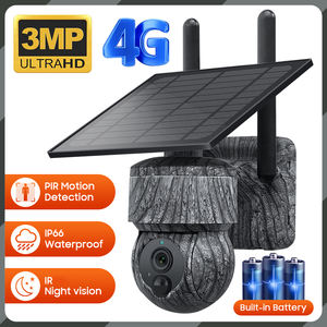 Mini cámara de seguridad solar ESOE 4 Super HD con baterías incorporadas de 7500mAh Función de visión nocturna Baja potencia 5W Solar PTZ CCTV - Product Image 2