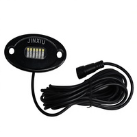 KINGSHOW Éclairage LED RGBW universel à 8 modules, contrôlé par application, étanche IP68, 36W, pour véhicules tout-terrain