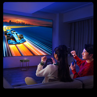 Projecteur laser DLP tricolore à très courte focale 1000 ANSI lumens haute luminosité pour salon, projection murale 1080P pour jeux