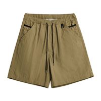 Shorts de sport décontractés pour hommes OEM/ODM, 100 % nylon, taille mi-haute, séchage rapide, coupe ample, style cargo, pour l'été