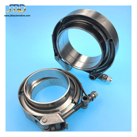 JTLD 3 "V-Band Bride & Clamp Kit pour Turbo Échappement Downpipes Premium 304 Acier Inoxydable