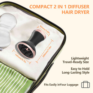 बाल डिफ्यूज़र पेशेवर हेयर स्टाइलिंग कर्ल ड्रायर विसारक विसारक उपकरण - Product Image 6