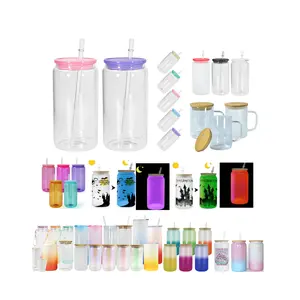 450ml Drinking Glasses with Lids Glass Straw Cup Thick Glass Mug
