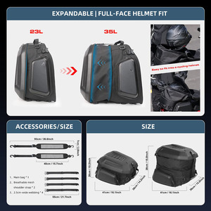 Muestra Gratuita de Bolsa de Bicicleta de Microfibra Estilo Deportivo Personalizada, Bolsa de Carga Trasera de Gran Capacidad, Impermeable, Especial para Bicicleta de Exterior - Product Image 2