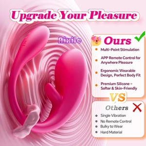 Juguetes <span class=keywords><strong>Sexuales</strong></span> para Parejas, Vibrador Portátil con Control Remoto por Aplicación, Vibradores de Punto G con 10 Modos de Vibración y Golpeteo, Juegos <span class=keywords><strong>Sexuales</strong></span> para Adultos - Product Image 3