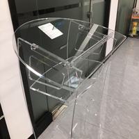Pupitre de chaire en acrylique lucite clair