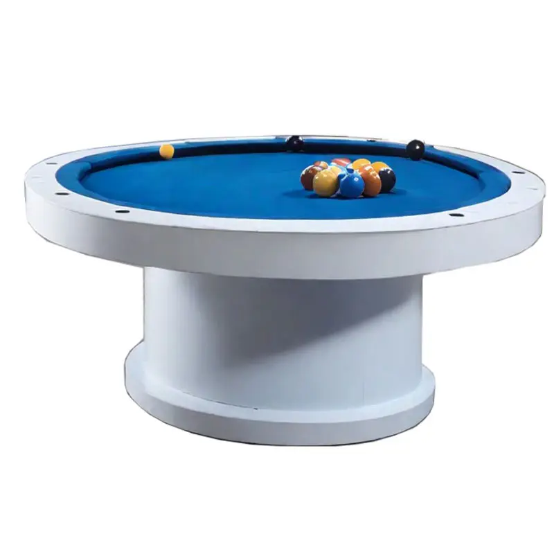 अनुकूलन उच्च गुणवत्ता 4 फीट 5 फीट 6 फीट स्नूकर बिलियर्ड मीटिंग डाइनिंग टेबल बिक्री के लिए राउंड 3 इन 1 पूल टेबल