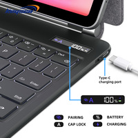 Kustom Standar Wireless Magic Keyboard untuk Samsung S7/S8/S9/S9 Fe 11/12.4/13.1/14.6 inci model FCC ROHS bersertifikat USB