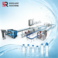 Ligne de remplissage d'eau minérale entièrement automatique à haute productivité et personnalisée