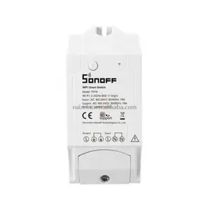 Th16 interruptor wifi de medição de temperatura e umidade, 3500w, casa inteligente, produtos para fazenda