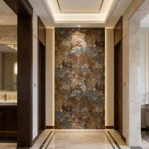 Panneau mural en PVC marbré écologique pour décoration intérieure, <span class=keywords><strong>feuille</strong></span> de PVC marbré - Product Image 2