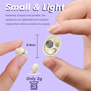 Sk31 Super Mini In-Ear para auriculares Bluetooth de alta apariencia sueño oculto batería de larga duración reducción de ruido LED al por mayor - Product Image 4