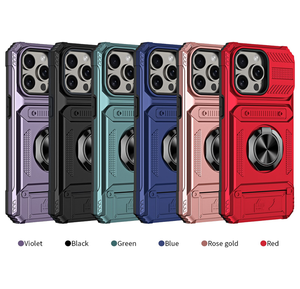 Étui pour <span class=keywords><strong>iPhone</strong></span> 16 15 14 13 12 11 Pro Max XS <span class=keywords><strong>XR</strong></span> 8 7 Plus Anneau Rotatif Magnétique Béquille Robuste Protection Contre les Chutes Couverture de Portefeuille - Product Image 2