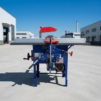 Scie à table, dégauchisseuse et mortaiseuse avec table coulissante à alimentation manuelle 220/380V