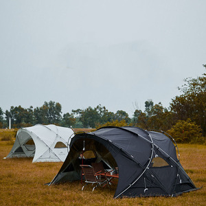Nueva Carpa Cuadrada Portátil de Una Sola Capa 2025, Plegable, de Tela Oxford, para Campamentos Familiares al Aire Libre, Portátil, de Una Sola Capa - Product Image 2