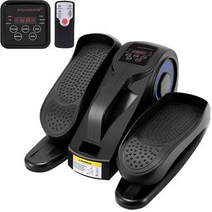 Vélo elliptique portable électrique à pédales pour exercices sous le bureau avec pédales larges - Product Image 1