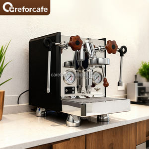Lujo 1 grupo bomba rotativa Hotel cafetería tienda comercial profesional manual E61 máquina de café espresso - Product Image 2
