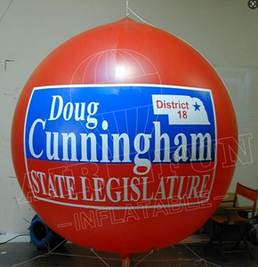 Globo Publicitario Inflable, Globos de Helio Personalizados Grandes de 3m y 4m de Diámetro - Product Image 5