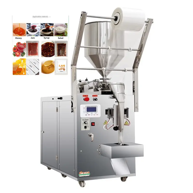 Automatic small multifunction packaging sauce honey paste cream packing machine