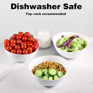 Ensaladeras grandes, cuencos de plástico de 42oz para servir ensaladas, fideos Ramen, sopa, avena, cereales, aperitivos, palomitas de maíz, cuencos de Cocina, Microondas - Product Image 4