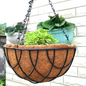 Nueva <span class=keywords><strong>Maceta</strong></span> Colgante de Hierro para Orquídeas y Palmeras de Coco, Cesta Colgante para Balcón y Columnas, <span class=keywords><strong>Maceta</strong></span> Colgante para Plantas Verdes, Paquete de Macetas Colgantes para Plantas Verdes - Product Image 2
