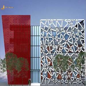 Panel de Fachada Perforado de Acero Inoxidable EX306, Soldado y Doblado con Corte Láser, para Decoración de Muros Cortina en Edificios - Product Image 6