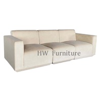 Ensemble de canapés Chesterfield en velours moderne Heywood, design nouveau, 3 pièces, rectangulaire, éponge haute densité, structure en chêne, respectueux de l'environnement, pour salon
