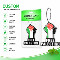 Ambientador Colgante para Coche con Forma Personalizada, Súper Fuerte, Aroma Duradero, Múltiples Fragancias, con Diseño de Maqueta Gratuita